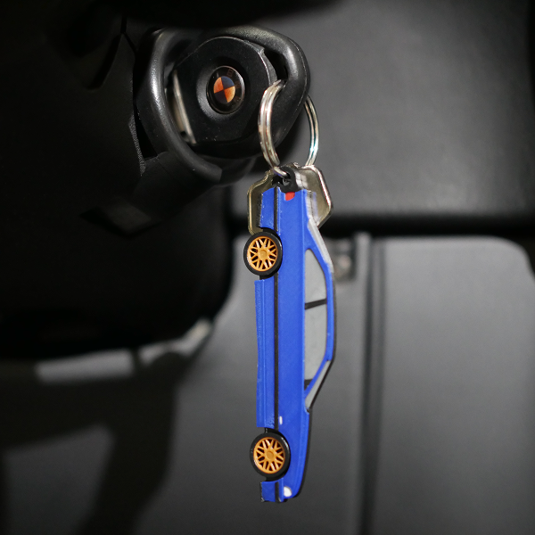 Custom Car Keychain Example